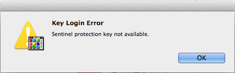 Key Login Error