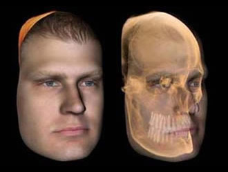 顔の三次元モデル